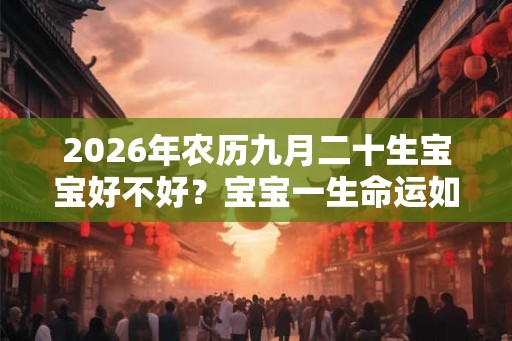 2026年农历九月二十生宝宝好不好?宝宝一生命运如何? 2026年农历九月二十生宝宝好不好?宝宝一生命运如何?