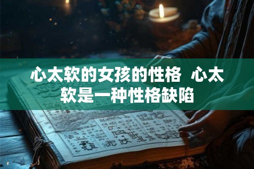 心太软的女孩的性格 心太软是一种性格缺陷 心太软的女孩的性格 心太软是一种性格缺陷