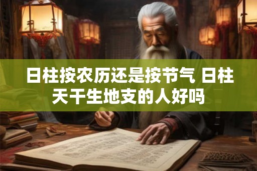 日柱按农历还是按节气 日柱天干生地支的人好吗