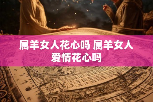 属羊女人花心吗 属羊女人爱情花心吗