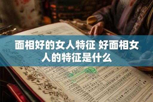 面相好的女人特征 好面相女人的特征是什么