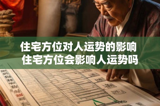 住宅方位对人运势的影响 住宅方位会影响人运势吗