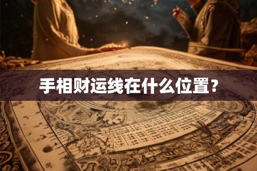 手相财运线在什么位置？