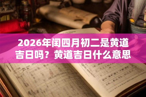 2026年闰四月初二是黄道吉日吗？黄道吉日什么意思？