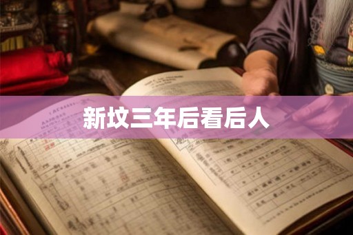新坟三年后看后人