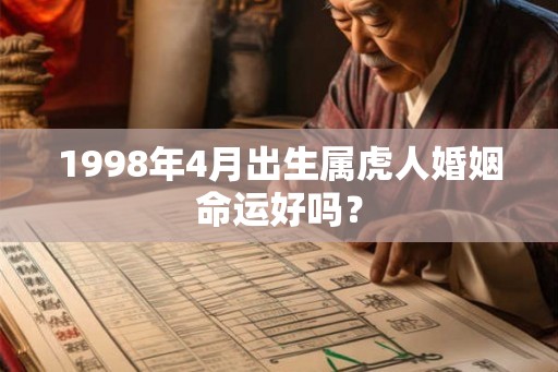1998年4月出生属虎人婚姻命运好吗？