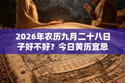 2026年农历九月二十八日子好不好?今日黄历宜忌 2026年农历九月二十八日子好不好?今日黄历宜忌