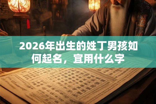 2026年出生的姓丁男孩如何起名，宜用什么字