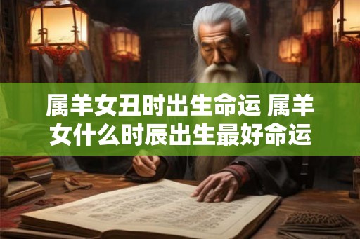 属羊女丑时出生命运 属羊女什么时辰出生最好命运 属羊女丑时出生命运 属羊女什么时辰出生最好命运