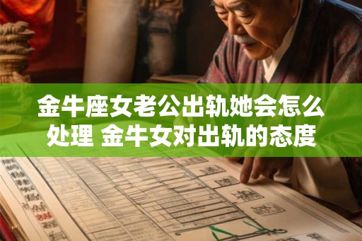 金牛座女老公出轨她会怎么处理 金牛女对出轨的态度