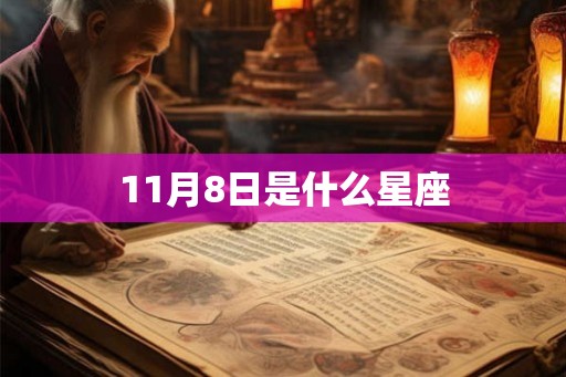 11月8日是什么星座 11月8日是什么星座
