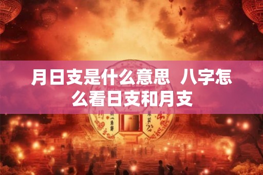 月日支是什么意思  八字怎么看日支和月支