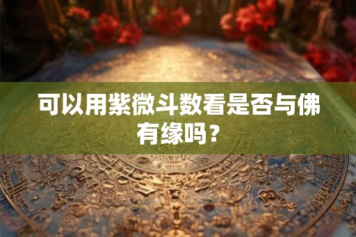 可以用紫微斗数看是否与佛有缘吗？