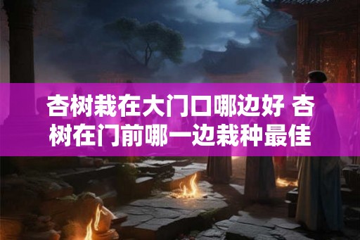 杏树栽在大门口哪边好 杏树在门前哪一边栽种最佳