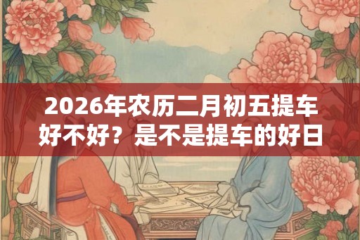 2026年农历二月初五提车好不好？是不是提车的好日子？