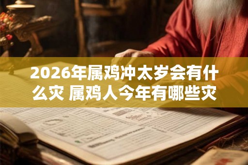 2026年属鸡冲太岁会有什么灾 属鸡人今年有哪些灾祸 2026年属鸡冲太岁会有什么灾 属鸡人今年有哪些灾祸