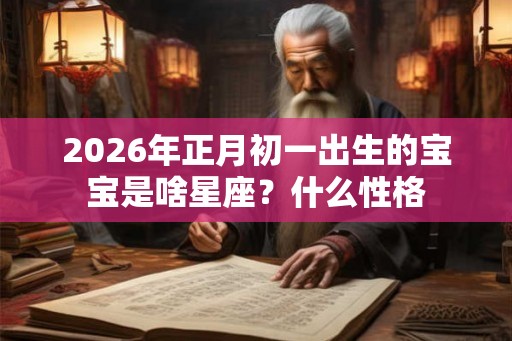 2026年正月初一出生的宝宝是啥星座？什么性格