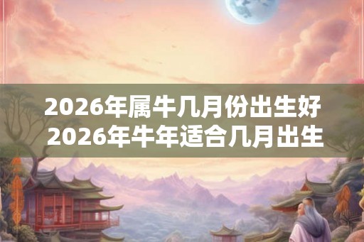 2026年属牛几月份出生好 2026年牛年适合几月出生