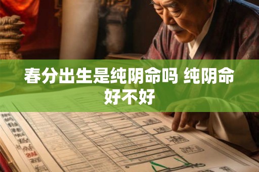 春分出生是纯阴命吗 纯阴命好不好 春分出生是纯阴命吗 纯阴命好不好