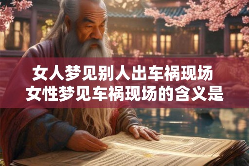 女人梦见别人出车祸现场 女性梦见车祸现场的含义是什么