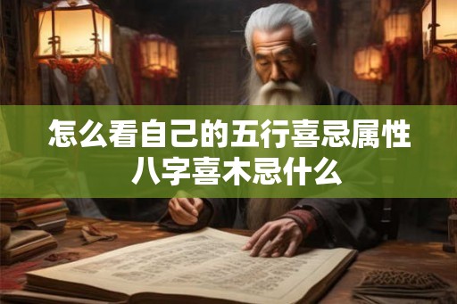 怎么看自己的五行喜忌属性  八字喜木忌什么