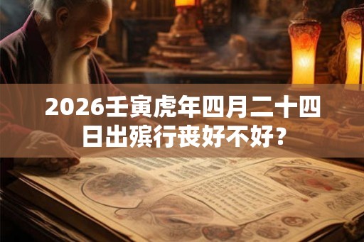 2026壬寅虎年四月二十四日出殡行丧好不好？