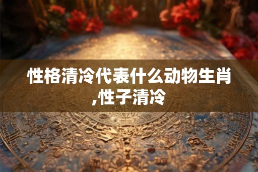 性格清冷代表什么动物生肖,性子清冷