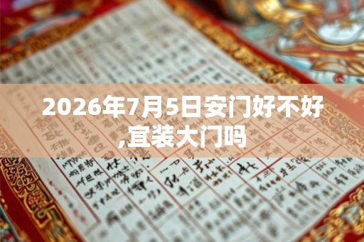 2026年7月5日安门好不好,宜装大门吗