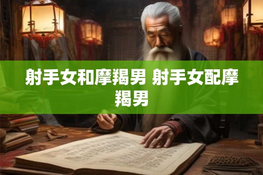 射手女和摩羯男 射手女配摩羯男