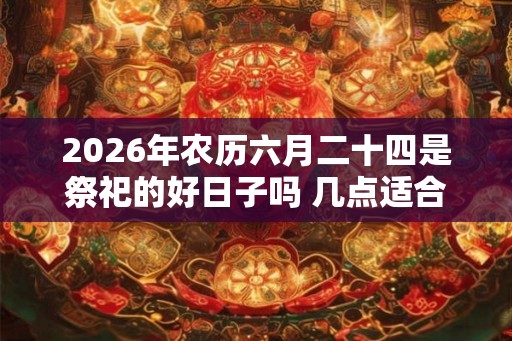 2026年农历六月二十四是祭祀的好日子吗 几点适合祭拜