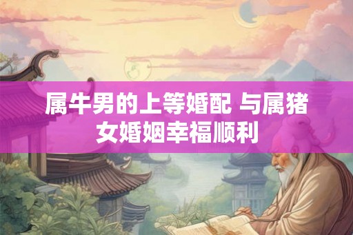 属牛男的上等婚配 与属猪女婚姻幸福顺利 属牛男的上等婚配 与属猪女婚姻幸福顺利