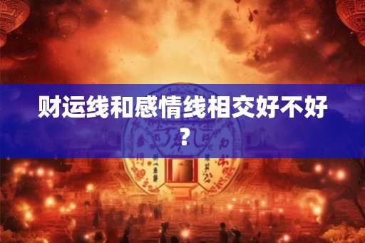 财运线和感情线相交好不好? 财运线和感情线相交好不好?
