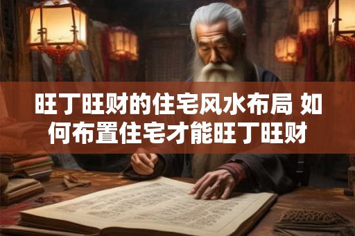 旺丁旺财的住宅风水布局 如何布置住宅才能旺丁旺财