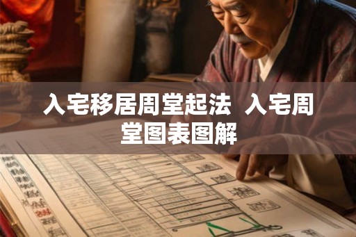 入宅移居周堂起法  入宅周堂图表图解