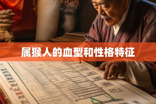 属猴人的血型和性格特征