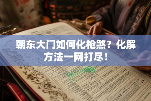 朝东大门如何化枪煞？化解方法一网打尽！