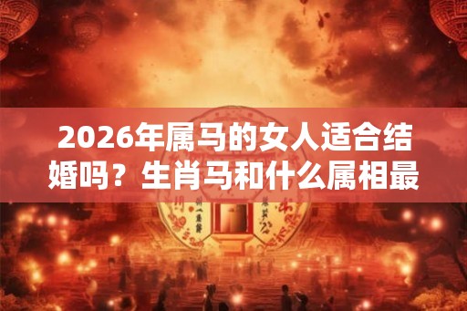 2026年属马的女人适合结婚吗？生肖马和什么属相最配？