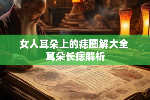 女人耳朵上的痣图解大全 耳朵长痣解析