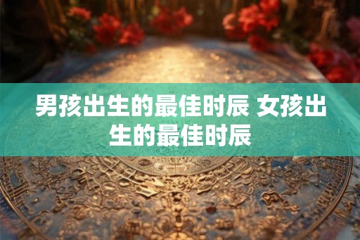 男孩出生的最佳时辰 女孩出生的最佳时辰