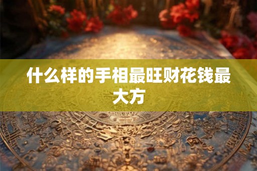 什么样的手相最旺财花钱最大方