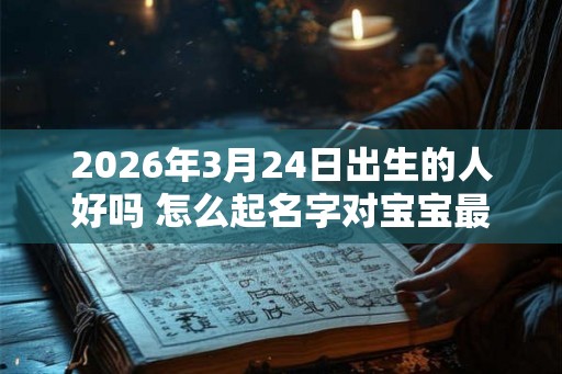 2026年3月24日出生的人好吗 怎么起名字对宝宝最有利
