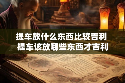 提车放什么东西比较吉利 提车该放哪些东西才吉利
