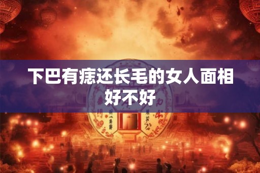 下巴有痣还长毛的女人面相好不好 下巴有痣还长毛的女人面相好不好