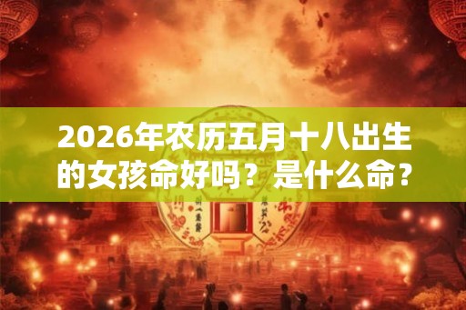 2026年农历五月十八出生的女孩命好吗？是什么命？