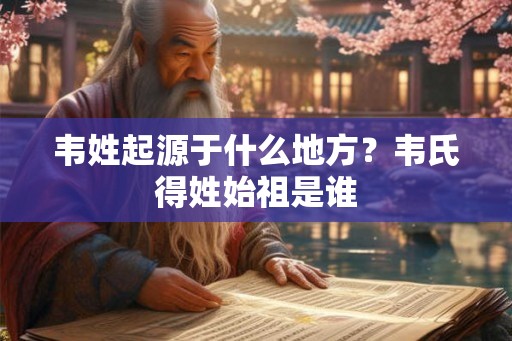 韦姓起源于什么地方？韦氏得姓始祖是谁