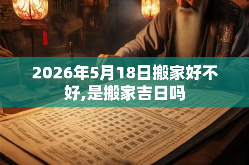 2026年5月18日搬家好不好,是搬家吉日吗