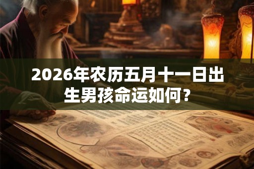 2026年农历五月十一日出生男孩命运如何？