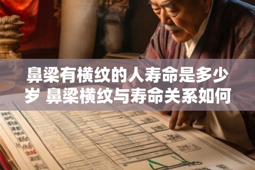 鼻梁有横纹的人寿命是多少岁 鼻梁横纹与寿命关系如何