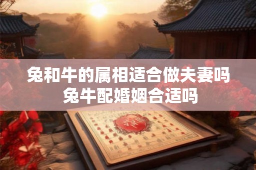 兔和牛的属相适合做夫妻吗 兔牛配婚姻合适吗