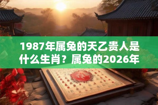 1987年属兔的天乙贵人是什么生肖？属兔的2026年贵人运如何？